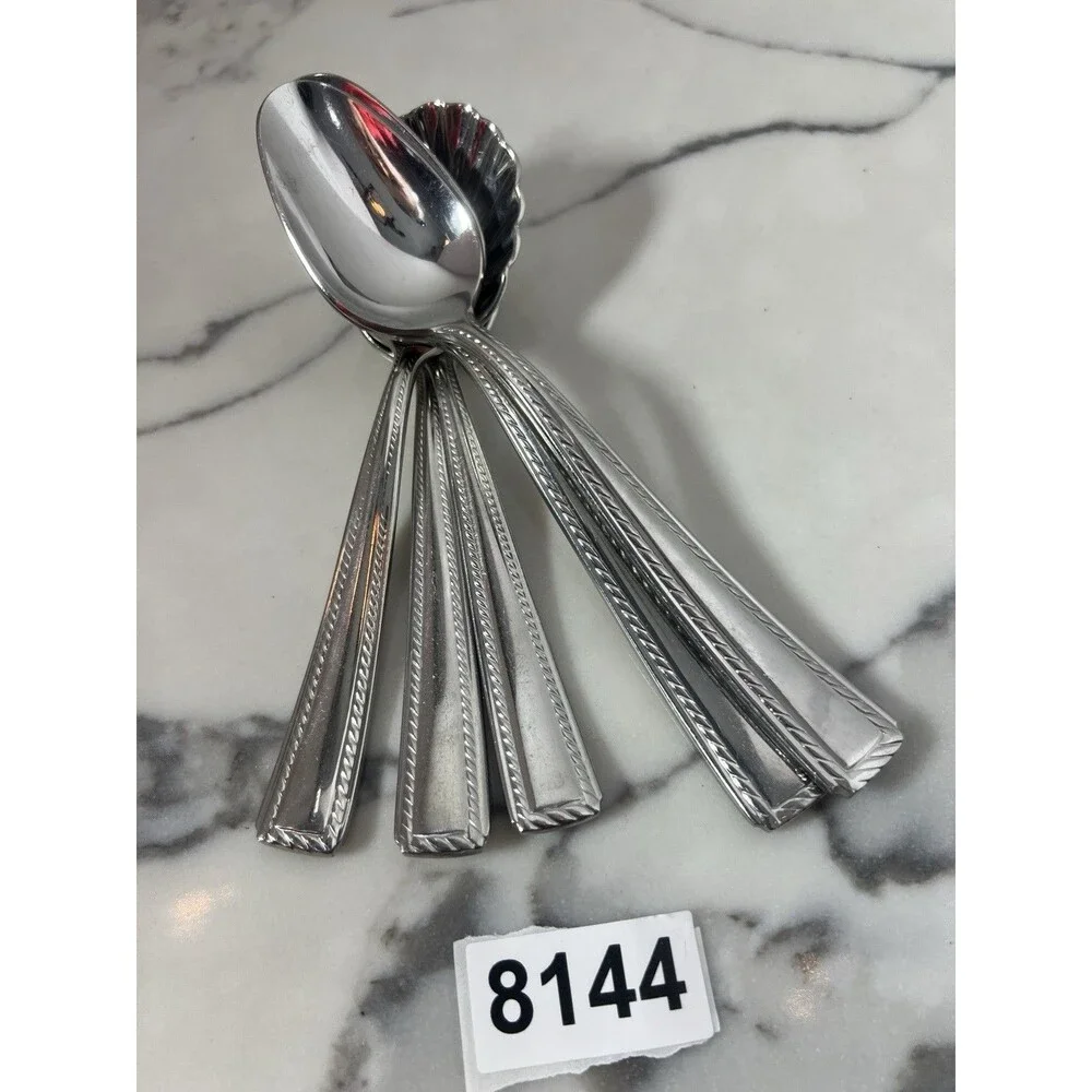 5 Spoons Oneida Stainless Flatware IVY FLOURISH 18/10 Silverware
